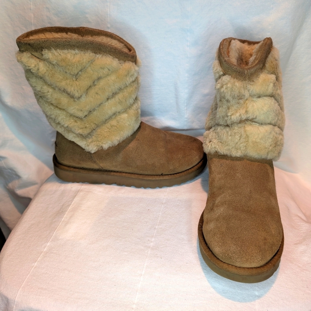UGG Tan Tania Boots Size 7